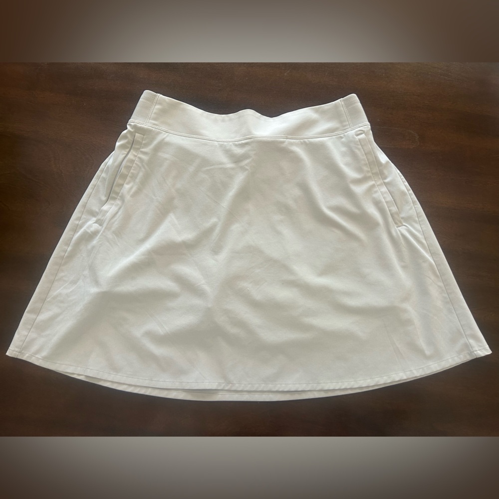 Athleta Cream Cape-Style Skirt